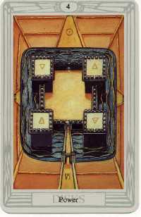 Tarot: 4 of Disks